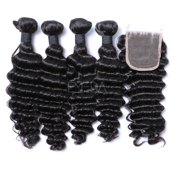 Hair bundles with closure LJ227